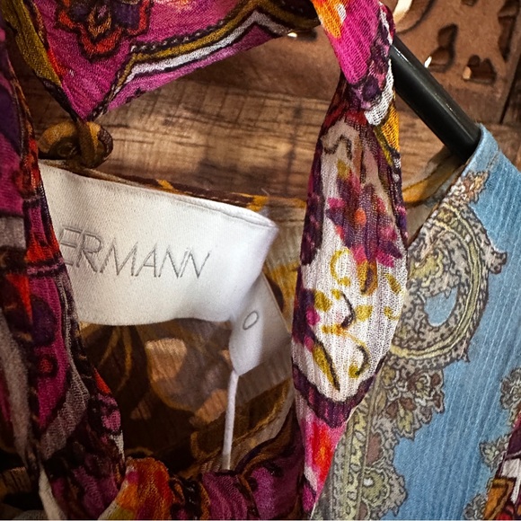 NEW NWT Zimmermann Fiesta Flounce Long Dress - Picture 4 of 5